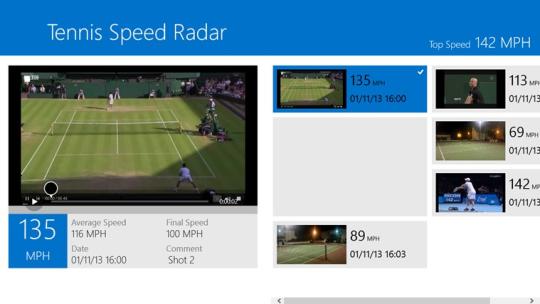 Tennis Speed Radar