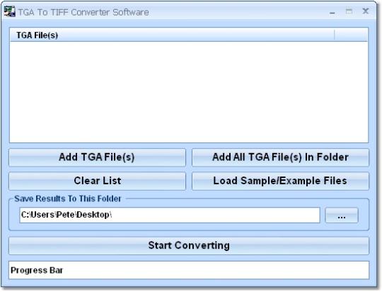 TGA To TIFF Converter Software