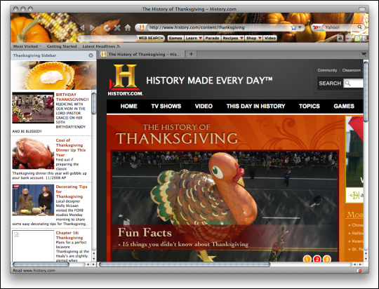 Thanksgiving Boom for Firefox