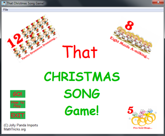 That Christmas Song Game
