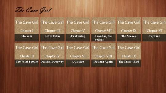 The Cave Girl eBook for Windows 8