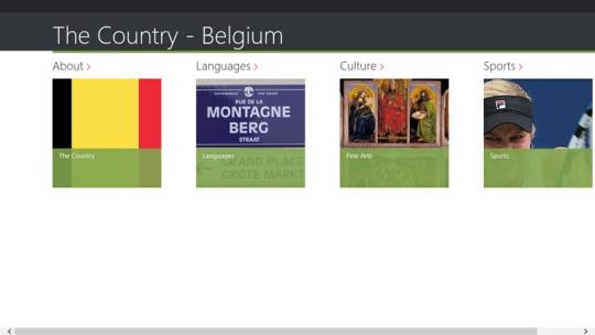 The Country - Belgium for Windows 8