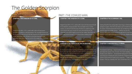 The Golden Scorpion by Sax Rohmer for Windows 8