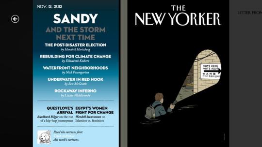 The New Yorker for Windows 8