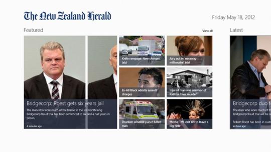 The New Zealand Herald for Windows 8