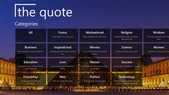 The Quote for Windows 8