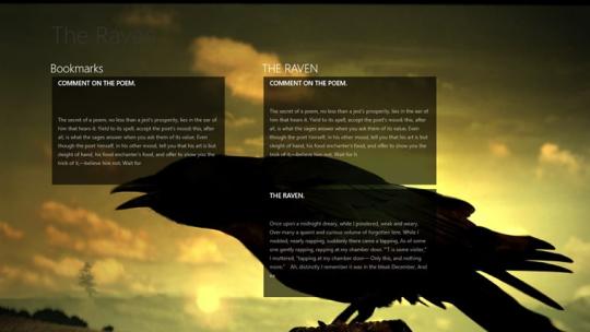 The Raven by Edgar Allan Poe for Windows 8