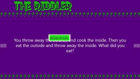 The Riddler for Windows 8