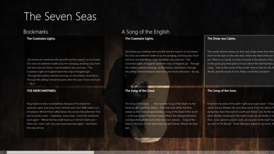 The Seven Seas by Rudyard Kipling for Windows 8