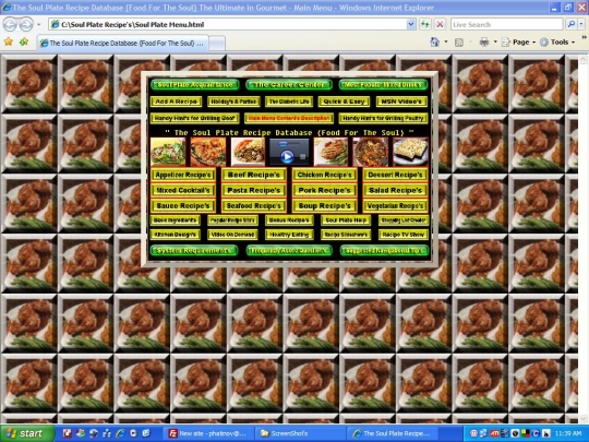 The Soul Plate Recipe Database (Food For The Soul) The Ultimate in Gourmet