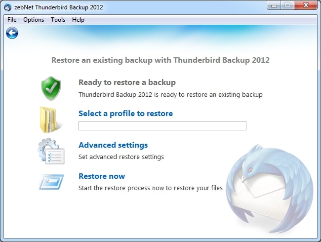 Thunderbird Backup 2012