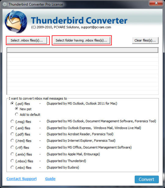 Thunderbird Converter Pro