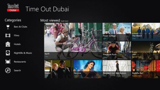 Time Out Dubai for Windows 8