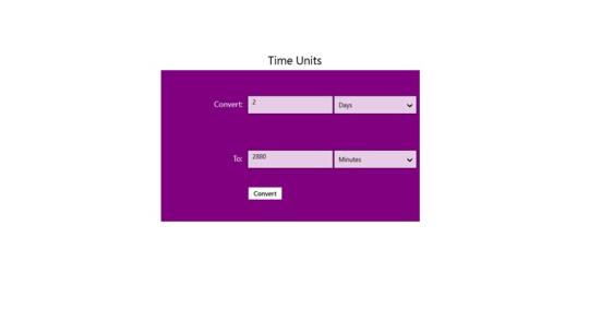 Time Units for Windows 8