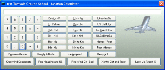 Tomvale Aviation Calculator