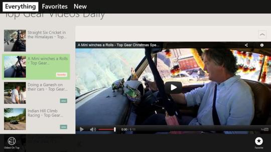 Top Gear Videos Daily for Windows 8