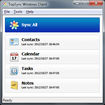 TopSync Windows Client for Outlook