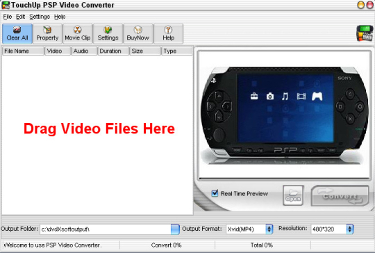 TouchUp PSP Video Converter
