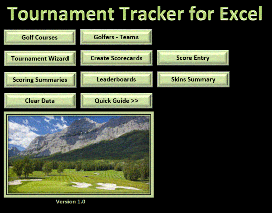 Tournament Tracker for Excel