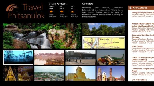 TravelPhitsanulok for Windows 8