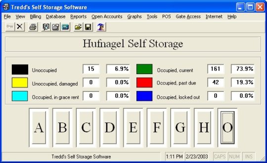 Tredds Self Storage Software