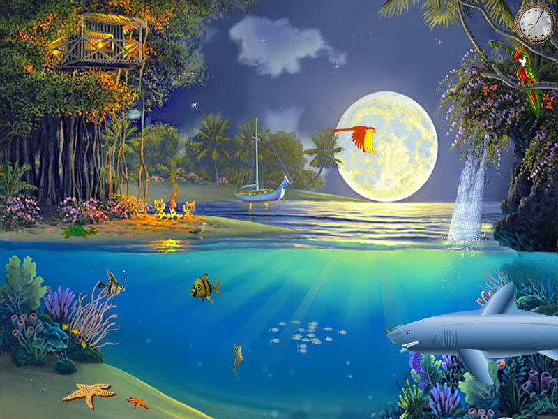 Tropical Aquaworld Screensaver