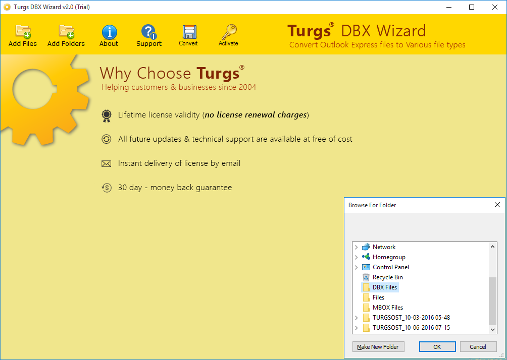 Turgs DBX Wizard