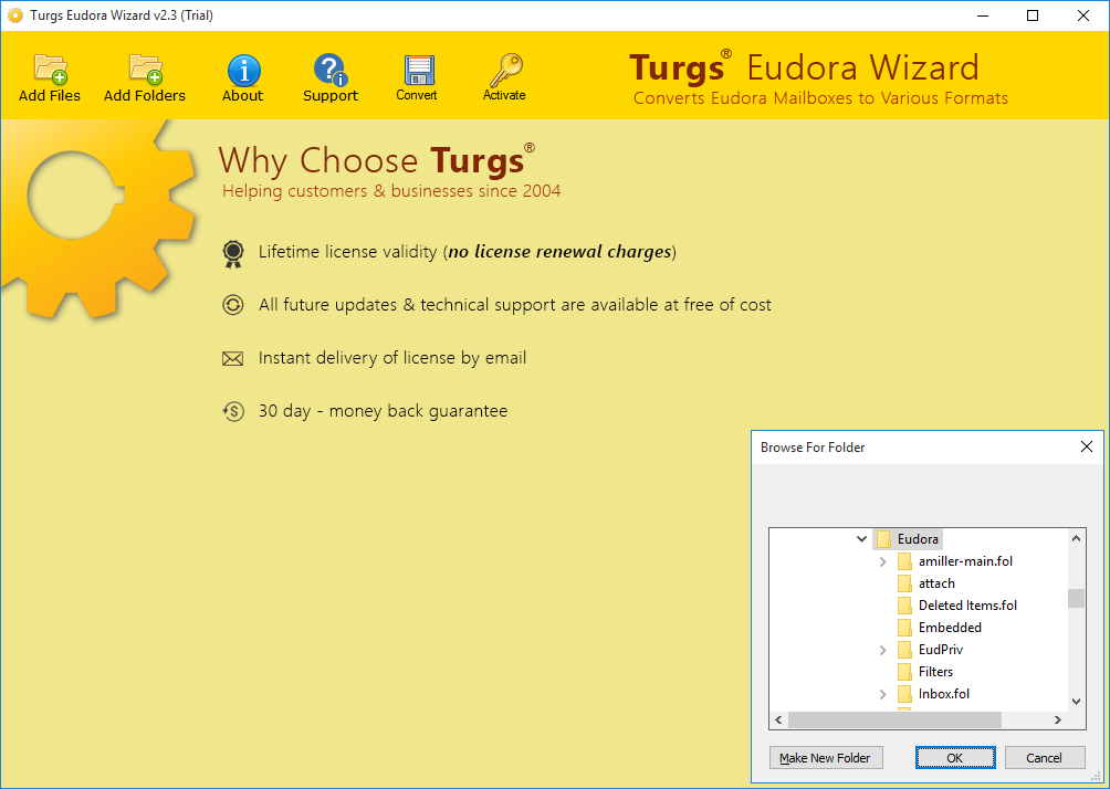 Turgs Eudora Wizard