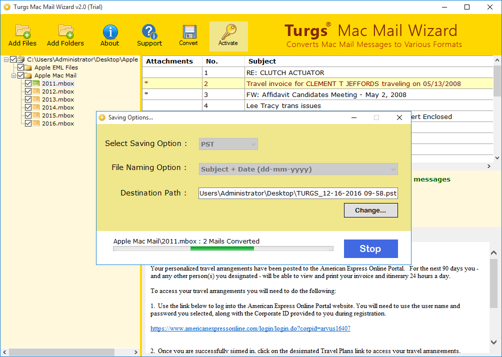 Turgs Mac Mail Wizard