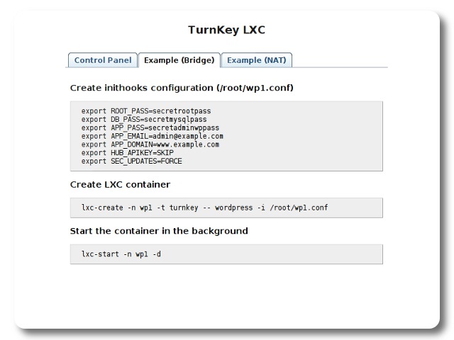 TurnKey LXC Live CD