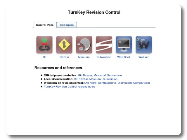TurnKey Revision Control Live CD