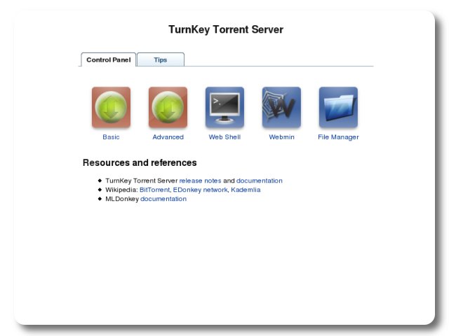 TurnKey Torrent Server Live CD