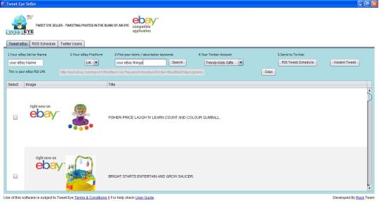 Tweet Eye for eBay Sellers