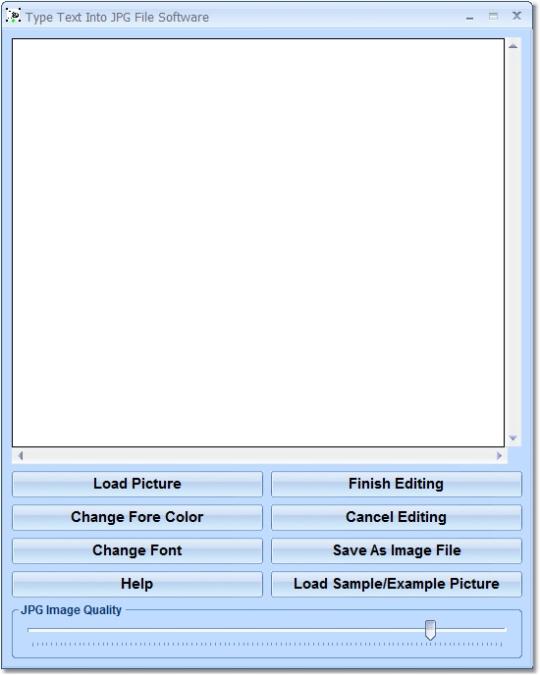 Type Text Into JPG File Software
