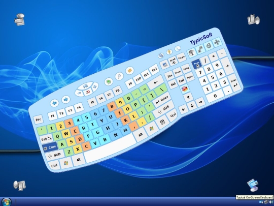 Typical On-Screen Keyboard