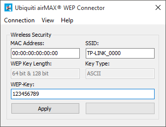 Ubiquiti airMAX WEP Connector