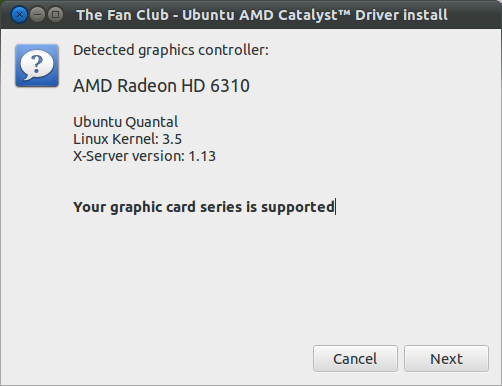 Ubuntu AMD Catalyst Driver Install