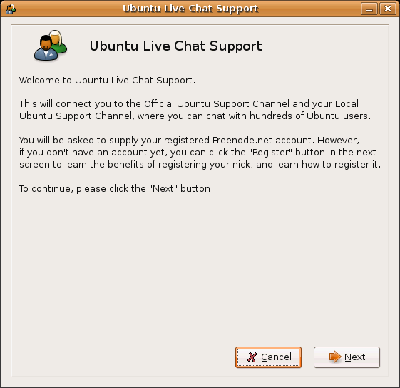 Ubuntu Live Chat Support