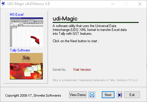 udiMagic Excel to Tally