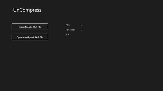 UnCompress for Windows 8