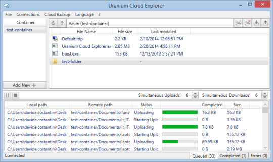 Uranium Cloud Explorer