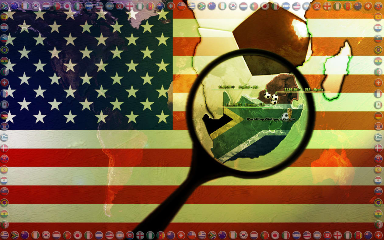 USA World Cup 2010 Widescreen Wallpaper