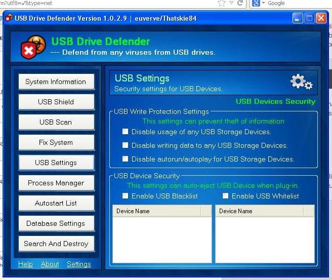 USB Drive Defender
