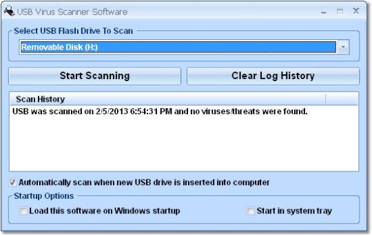 USB Virus Scanner Software