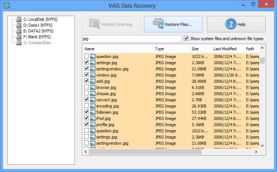 VAIS Data Recovery