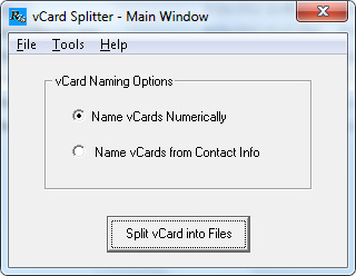 vCard Splitter