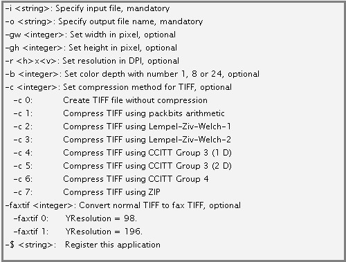 VeryPDF PCL to TIFF Converter Shell (Mac)