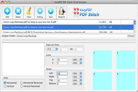 VeryPDF PDF Stitch (Mac)
