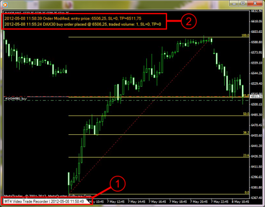 Video Trade Recorder for Metatrader 4 and 5