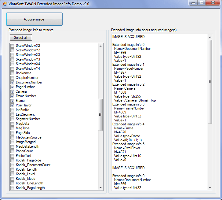 VintaSoftTwain.NET SDK